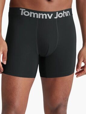 Tommy John 360 Sport Micro 6” Boxer Brief - 3 Pack Black- Size M / NEW